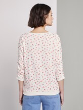 Sweatshirt mit Allover-Print - Frauen - light flower print Sweatshirt mit Allover-Print - Frauen - light flower print - 2 - TOM TAILOR Denim