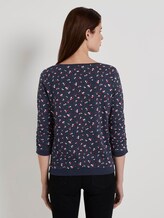 Sweatshirt mit Allover-Print - Frauen - navy flower print Sweatshirt mit Allover-Print - Frauen - navy flower print - 2 - TOM TAILOR Denim