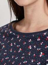 Sweatshirt mit Allover-Print - Frauen - navy flower print Sweatshirt mit Allover-Print - Frauen - navy flower print - 9 - TOM TAILOR Denim