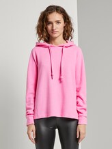 Jumper with hood - Women - wild orchid pink Jumper with hood - Women - wild orchid pink - 1 - TOM TAILOR Denim