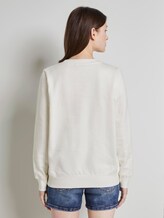 Sweatshirt mit Logo-Print - Frauen - Off White Sweatshirt mit Logo-Print - Frauen - Off White - 2 - TOM TAILOR Denim