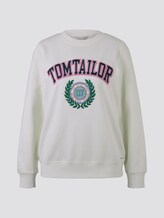 Sweatshirt mit Logo-Print - Frauen - Off White Sweatshirt mit Logo-Print - Frauen - Off White - 7 - TOM TAILOR Denim