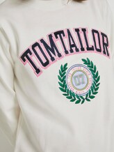 Sweatshirt mit Logo-Print - Frauen - Off White Sweatshirt mit Logo-Print - Frauen - Off White - 9 - TOM TAILOR Denim