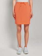 Sportlicher Minirock mit elastischem Bund - Frauen - dark papaya neon orange Sportlicher Minirock mit elastischem Bund - Frauen - dark papaya neon orange - 1 - TOM TAILOR Denim