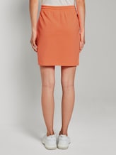 Sportlicher Minirock mit elastischem Bund - Frauen - dark papaya neon orange Sportlicher Minirock mit elastischem Bund - Frauen - dark papaya neon orange - 2 - TOM TAILOR Denim