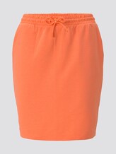Sportlicher Minirock mit elastischem Bund - Frauen - dark papaya neon orange Sportlicher Minirock mit elastischem Bund - Frauen - dark papaya neon orange - 7 - TOM TAILOR Denim