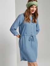Mini shirt dress - Women - mid stone bright blue denim Mini shirt dress - Women - mid stone bright blue denim - 5 - TOM TAILOR Denim