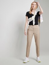 Chino Hose mit lockerem Bein - Frauen - beige melange Chino Hose mit lockerem Bein - Frauen - beige melange - 3 - TOM TAILOR Denim