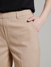 Chino Hose mit lockerem Bein - Frauen - beige melange Chino Hose mit lockerem Bein - Frauen - beige melange - 9 - TOM TAILOR Denim