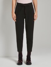schlichte Paperbag Hose - Frauen - Deep Black schlichte Paperbag Hose - Frauen - Deep Black - 1 - TOM TAILOR Denim