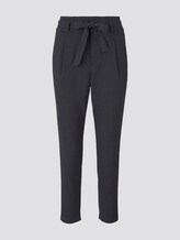 schlichte Paperbag Hose - Frauen - navy structure schlichte Paperbag Hose - Frauen - navy structure - 7 - TOM TAILOR Denim