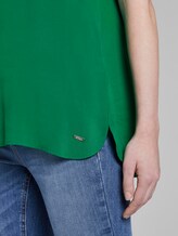 Ärmellose Bluse mit Henley-Ausschnitt - Frauen - fresh bright green Ärmellose Bluse mit Henley-Ausschnitt - Frauen - fresh bright green - 10 - TOM TAILOR Denim