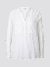 Tunikabluse mit Brusttaschen - Frauen - Off White Tunikabluse mit Brusttaschen - Frauen - Off White - 7 - TOM TAILOR Denim