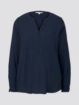 Tunikabluse mit Brusttaschen - Frauen - Real Navy Blue Tunikabluse mit Brusttaschen - Frauen - Real Navy Blue - 7 - TOM TAILOR Denim
