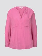 Tunikabluse mit Brusttaschen - Frauen - wild orchid pink Tunikabluse mit Brusttaschen - Frauen - wild orchid pink - 7 - TOM TAILOR Denim