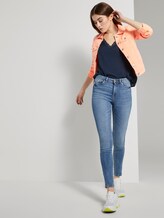 Ärmellose Bluse mit Spitze - Frauen - Real Navy Blue Ärmellose Bluse mit Spitze - Frauen - Real Navy Blue - 3 - TOM TAILOR Denim