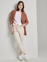 Gemustertes T-Shirt mit Cut-Out - Frauen - light flower print Gemustertes T-Shirt mit Cut-Out - Frauen - light flower print - 3 - TOM TAILOR Denim