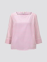 Gestreepte Blouse met Carree Hals - Vrouwen - rose white stripe Gestreepte Blouse met Carree Hals - Vrouwen - rose white stripe - 7 - TOM TAILOR Denim
