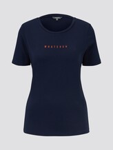 Printed T-shirt - Women - Sky Captain Blue Printed T-shirt - Women - Sky Captain Blue - 7 - Mine to five