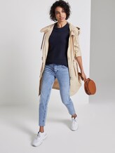 Strick-Sweater mit Kontrast-Details - Frauen - Sky Captain Blue Strick-Sweater mit Kontrast-Details - Frauen - Sky Captain Blue - 3 - Mine to five