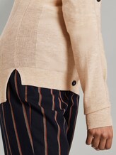Cardigan mit Kontrast-Details - Frauen - coarse sand melange Cardigan mit Kontrast-Details - Frauen - coarse sand melange - 10 - Mine to five