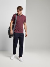 Basic Poloshirt - Männer - Dusty Wildberry Red Basic Poloshirt - Männer - Dusty Wildberry Red - 3 - TOM TAILOR