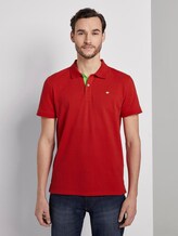 Basic polo shirt - Men - brilliant red Basic polo shirt - Men - brilliant red - 1 - TOM TAILOR