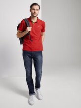 Basic polo shirt - Men - brilliant red Basic polo shirt - Men - brilliant red - 3 - TOM TAILOR
