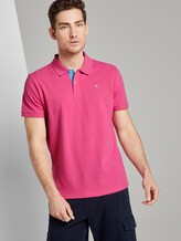 Basic Poloshirt - Männer - carmine pink Basic Poloshirt - Männer - carmine pink - 5 - TOM TAILOR