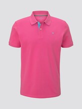 Basic Poloshirt - Männer - carmine pink Basic Poloshirt - Männer - carmine pink - 7 - TOM TAILOR