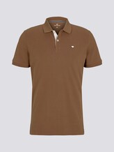 Basic Poloshirt - Männer - brown oak Basic Poloshirt - Männer - brown oak - 7 - TOM TAILOR