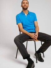 Basic Poloshirt - Männer - bright ibiza blue Basic Poloshirt - Männer - bright ibiza blue - 5 - TOM TAILOR
