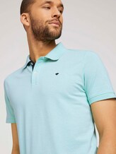 Basic Poloshirt - Männer - lucite green white melange Basic Poloshirt - Männer - lucite green white melange - 9 - TOM TAILOR