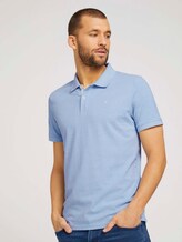 Basic Poloshirt - Männer - dusk blue white melange Basic Poloshirt - Männer - dusk blue white melange - 1 - TOM TAILOR