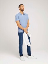 Basic Poloshirt - Männer - dusk blue white melange Basic Poloshirt - Männer - dusk blue white melange - 3 - TOM TAILOR