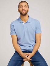 Basic Poloshirt - Männer - dusk blue white melange Basic Poloshirt - Männer - dusk blue white melange - 5 - TOM TAILOR