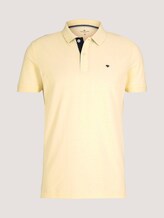 Basic Poloshirt - Männer - pale yellow white melange Basic Poloshirt - Männer - pale yellow white melange - 7 - TOM TAILOR