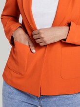 Feiner Crêpe Blazer - Frauen - Fiery Orange Feiner Crêpe Blazer - Frauen - Fiery Orange - 10 - Mine to five