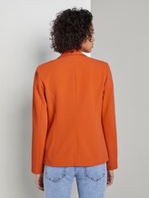 Feiner Crêpe Blazer - Frauen - Fiery Orange Feiner Crêpe Blazer - Frauen - Fiery Orange - 2 - Mine to five