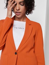 Feiner Crêpe Blazer - Frauen - Fiery Orange Feiner Crêpe Blazer - Frauen - Fiery Orange - 9 - Mine to five