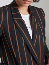 Zweireihiger Blazer mit Nadelstreifen - - navy beige orange stripe Zweireihiger Blazer mit Nadelstreifen - - navy beige orange stripe - 9 - Mine to five