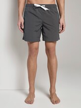 Swimming trunks with slanted pockets - Men - Tarmac Grey Swimming trunks with slanted pockets - Men - Tarmac Grey - 1 - TOM TAILOR