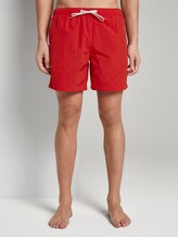 Badeshorts mit Eingrifftaschen - Männer - brilliant red Badeshorts mit Eingrifftaschen - Männer - brilliant red - 1 - TOM TAILOR