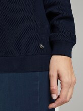 Gestrickter Basic-Pullover - Frauen - Real Navy Blue Gestrickter Basic-Pullover - Frauen - Real Navy Blue - 10 - TOM TAILOR Denim