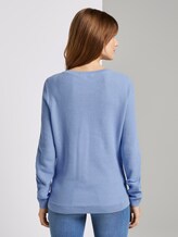 Gestrickter Basic-Pullover - Frauen - fresh light blue Gestrickter Basic-Pullover - Frauen - fresh light blue - 2 - TOM TAILOR Denim