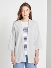Strukturierter Kimono - Frauen - Off White Strukturierter Kimono - Frauen - Off White - 1 - TOM TAILOR Denim