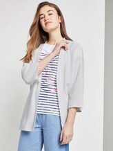 Strukturierter Kimono - Frauen - Off White Strukturierter Kimono - Frauen - Off White - 5 - TOM TAILOR Denim