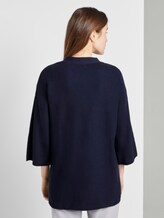 Strukturierter Kimono - Frauen - Real Navy Blue Strukturierter Kimono - Frauen - Real Navy Blue - 2 - TOM TAILOR Denim