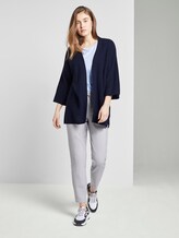 Strukturierter Kimono - Frauen - Real Navy Blue Strukturierter Kimono - Frauen - Real Navy Blue - 3 - TOM TAILOR Denim