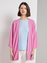 Strukturierter Kimono - Frauen - bright pink Strukturierter Kimono - Frauen - bright pink - 1 - TOM TAILOR Denim